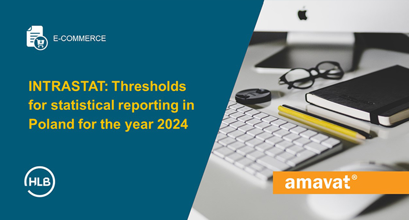 INTRASTAT Thresholds for statistical reporting in Poland for the year 2024