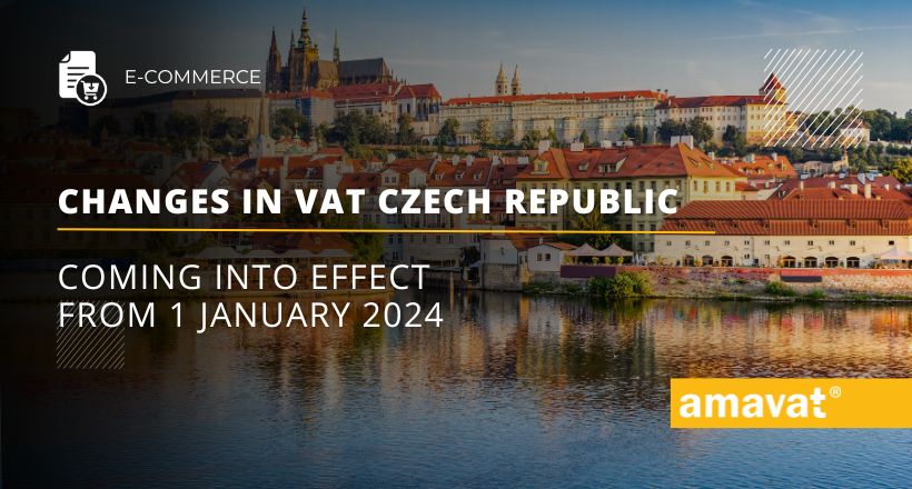 Changes in VAT Czech Republic coming into effect from 1 january 2024