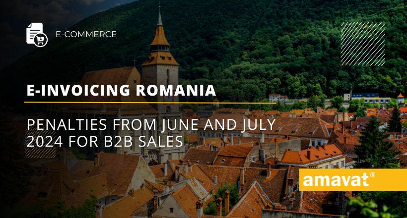 E-invoicing Romania - penalties for B2B sales