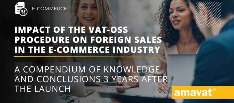 Impact of the VAT OSS procedure on foreign sales in the e commerce industry