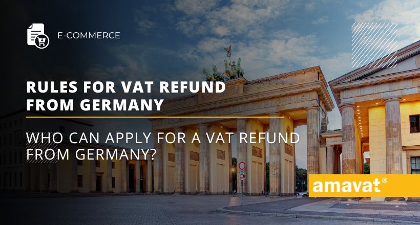 Rules for VAT refund from Germany