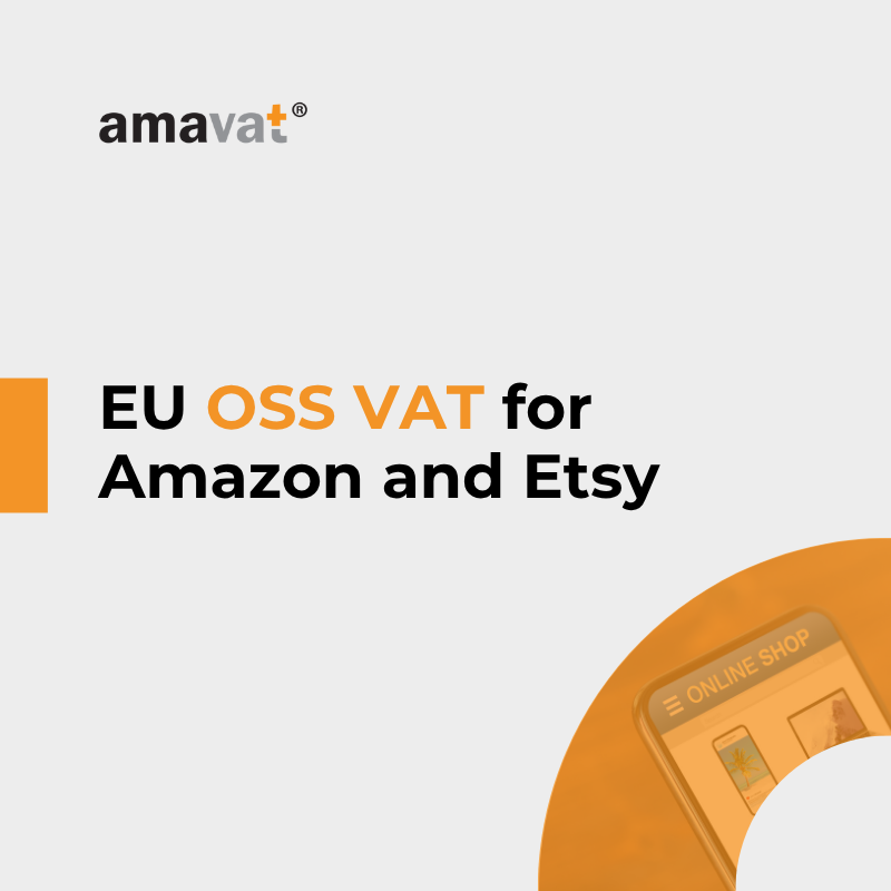 What VAT obligations do Amazon and Etsy sellers have under the OSS scheme?